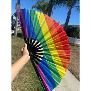 Large Alison Wonderland x iHeartRaves Rainbow Folding festival Clack Fan